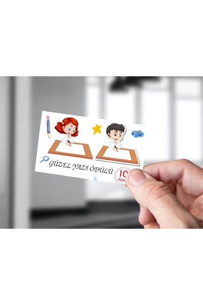 43 cici süsler organizasyon 50 Κάρτες 5x8 εκ. Κάρτα Βραβείου Όμορφης Γραφής