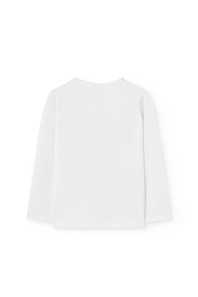 Boboli Girl's Drawing Printed Blouse