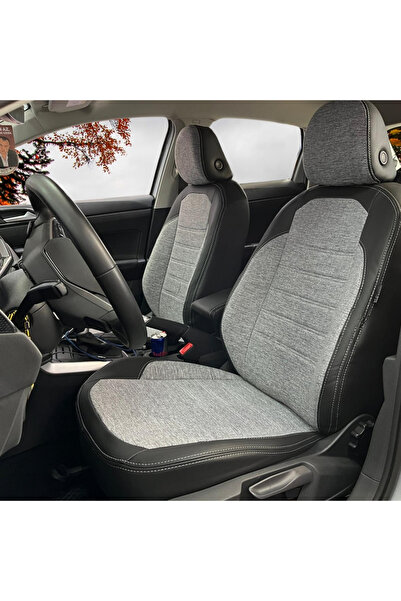 K-Design Volkswogen polo Uyumlu Araca Özel Oto Koltuk Kılıfı - Keten ve 1.Kal...
