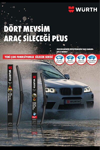 Würth 1 Adet Dört Mevsim Araç Sileceği 650 MM