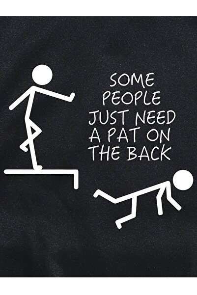 Le Savu سترة سيفونيرا ذات غطاء للرأس مطبوعة باللون الأسود من Some People