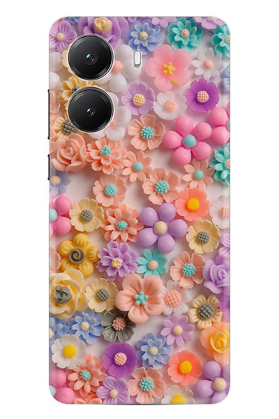 Kılıfland Xiaomi Poco X7 Pro Kılıf Boutique Baskılı Resimli Rengarenk Papatya...