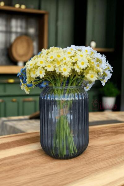 İLİVA Decorative Striped Smoked Vase Origami Pinterest Large Vase