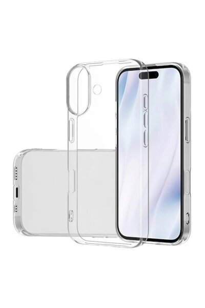 Optim Solution Carcasă TPU transparentă pentru Apple iPhone 17, design cu dia...