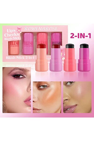 ROWENAROSE 4lü Set Tint Jel Allık
