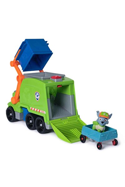 PAW PATROL Rocky ve Crush N Roll Geri Dönüşüm Aracı 34 cm