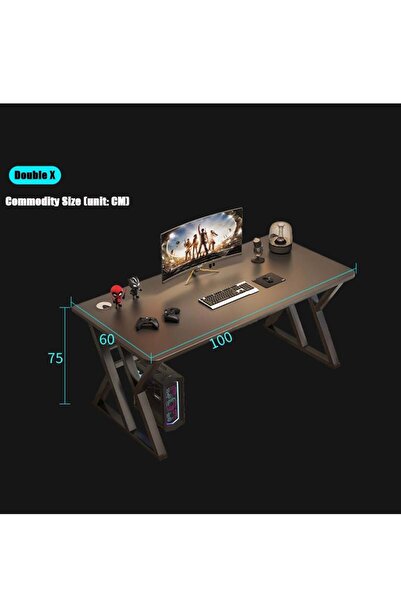COOYA Gaming Desk, 39 Inch PC Computer Desk, Home Office Desk Table Gamer Workstation, Simple Game Table