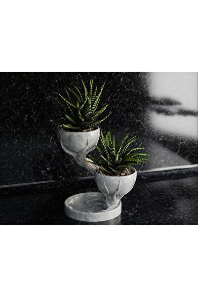 Szdesing Vază decorativă cu două compartimente