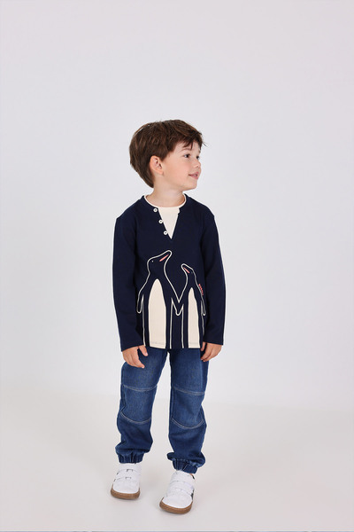 Boboli Boy's Denim Trousers