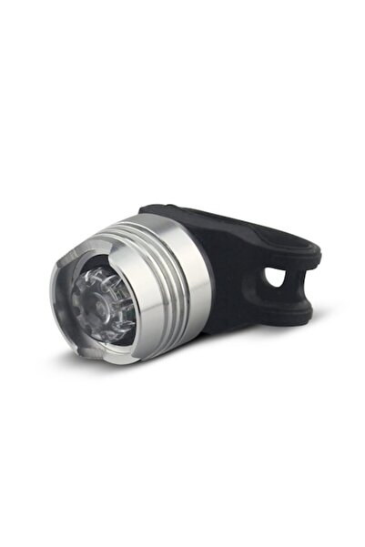 Carsons Far Ruby, 3 lighting modes, aluminum alloy, front light, mounts on handlebars or helmet, silver