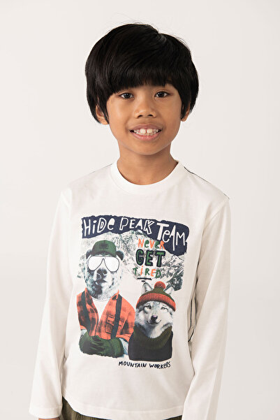 Boboli Μπλουζάκι με στάμπα με ζώα για αγόρια