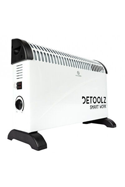 DETOOLZ Convector, calorifer electric Detoolz, 2KW, 3 niveluri de putere, termostat reglabil