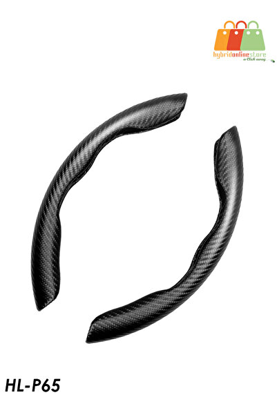 Generic وسائد أغطية عجلة القيادة من ألياف الكربون العالمية، قبضة غير قابلة لل...