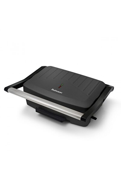ROHNSON Sandwich maker R2122B, 23x15 cm, 1000W, finisaj anti-, deschidere la 105°, negru