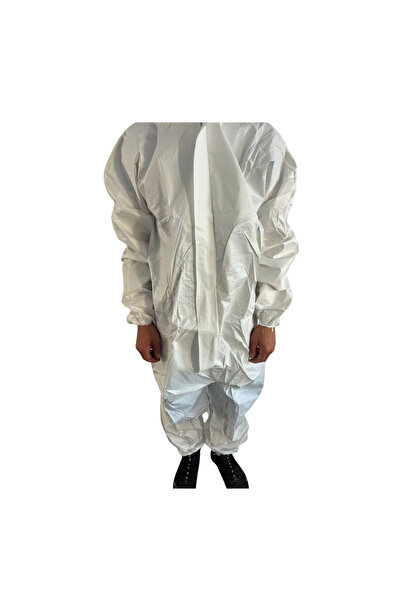 OEM Combinezon Laminat Impermeabil 65g (XXL), Alb, MEDIHUB, 10 Buc