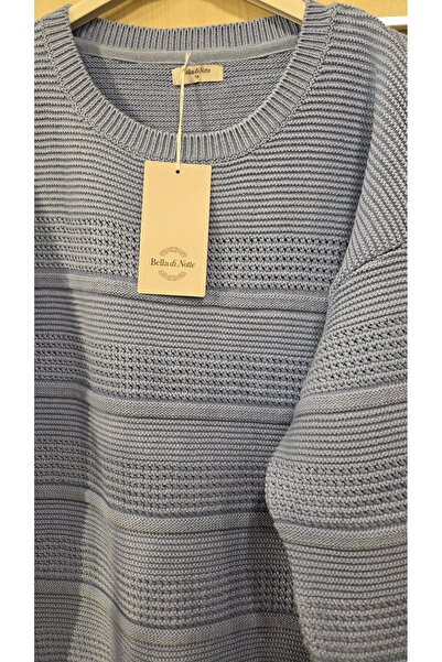 trendbysena Pulover de damă din bumbac mercerizat