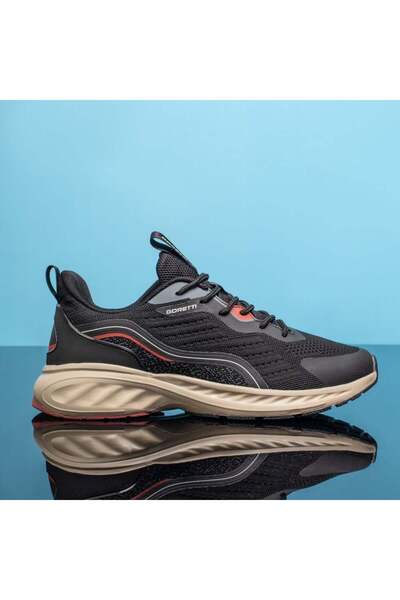 Modlet.ro Teniși negri cu șireturi pentru bărbați MOD13275