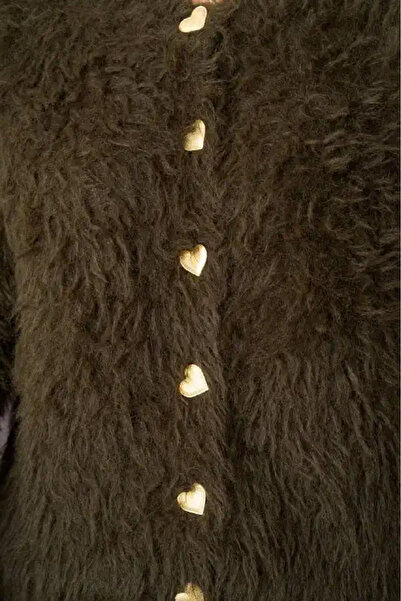 cemo Six Buttoned Fur Cardigan