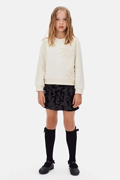 NK Girl's Sunbeam Sweatshirt 8-14 Years Cream