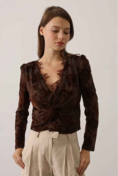 cemo ONU GECIRMELI DESENLI TUL BLUZ