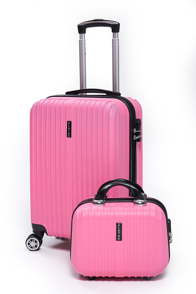 ELATAE 2'li Valiz Seti Valiz Kabin Boy ve Makyaj 2'li Set 1020