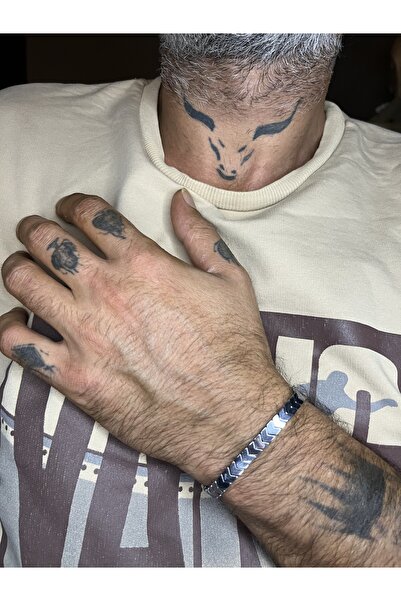 Mos Tespih سوار من الحجر الطبيعي بتصميم خاص من حجر الهيماتيت