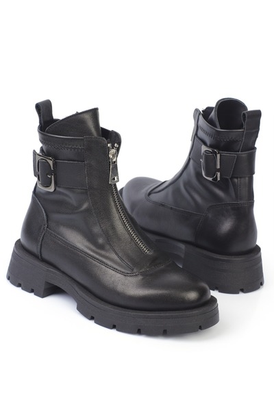 KARVENSHOES Cizme din piele naturală cu fermoar frontal 60