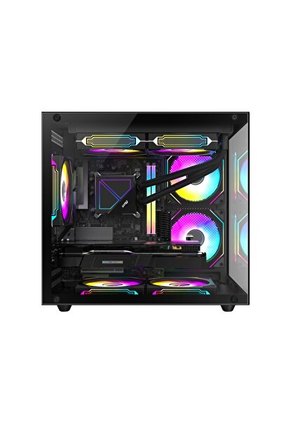 XASER Elite X40 Ryzen 7 7800X3D 32GB DDR5 Ram 1TB M.2 NVMe SSD RTX3050 Sıvı Soğutmalı Masaüstü Oyunc