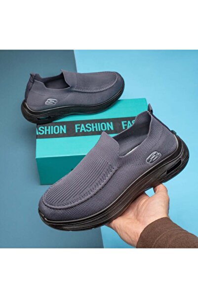 Modlet.ro Men's grey chunky sole sneakers MOD13194