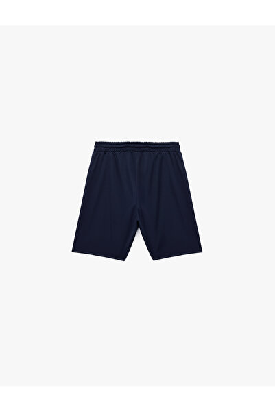 Koton Printed Pocket Detailed Lace up Waist Sports Shorts