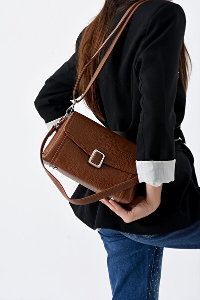 H&D COLLECTİON Soft Leather 2-Strap Very Useful Shoulder Bag Suitable for Dai...