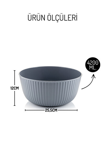 Nandy Home Luno Model 4200ml Bowl - Multi-Purpose Storage Container