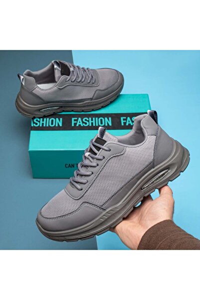 Modlet.ro Men's grey chunky sole sneakers MOD13187