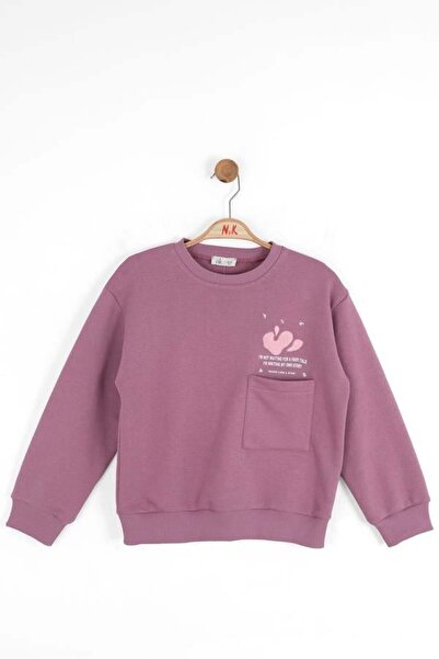 NK Girl's Story Sweatshirt 8-14 Years Lilac