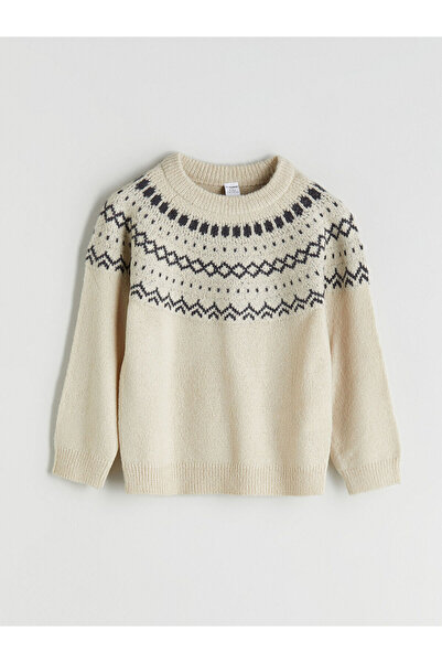 LC Waikiki Özmarka Yeni Sezon Bisiklet Yaka Erkek Çocuk Triko Kazak