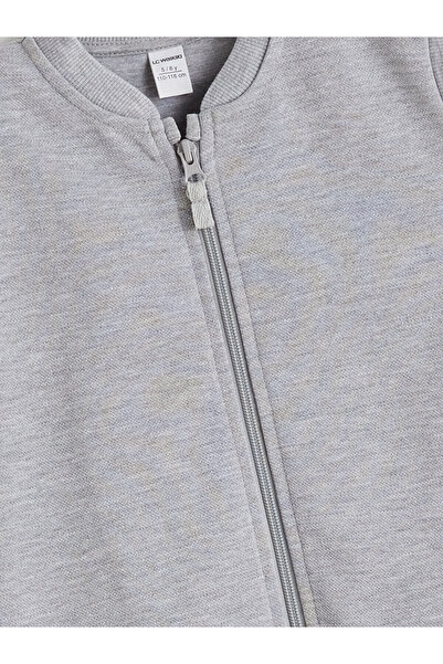 LC Waikiki Gray Crew Neck Sleeveless Boys' Vest