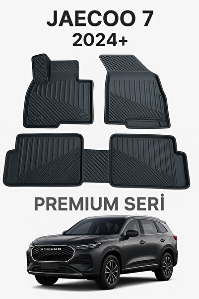 Black Gold Jaecoo J7 2024+ 3D Havuzlu Oto Paspas Premium