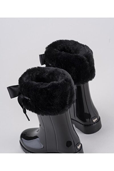 IGOR Campera Charol Soft Kids Rain Boots Black