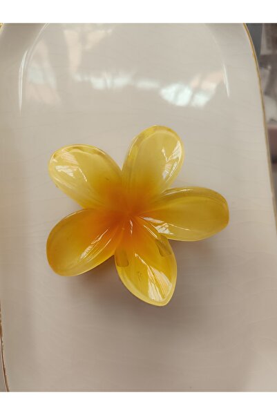Kudi Large Size Lotus Flower Yellow Color 9 cm