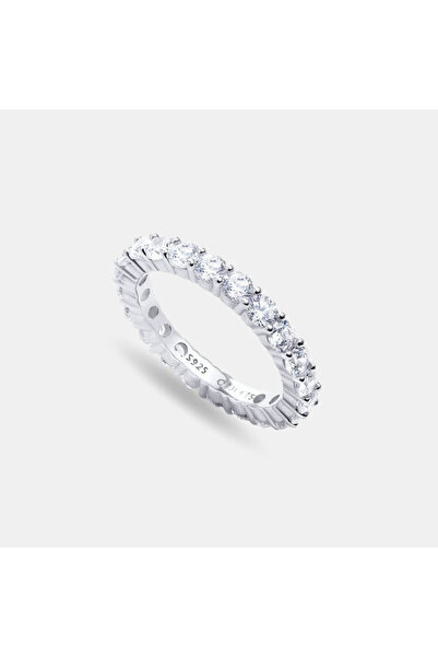 HAVANA JEWELLERY Inel PRINCESS Argint 925 placat cu Rodiu si Cristale Swarovski