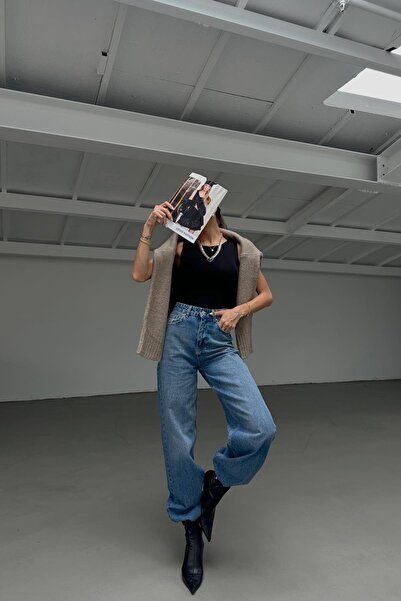 mylove بنطلون بالازو جينيسيس أزرق اللون