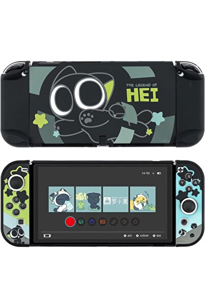 GeekShare Protective Case Slim Cover Case Compatible with Nintendo Switch OLED and Joy Con - Shock-A