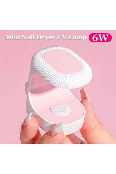 ELLEA NAIL MİNİ UV LAMBA 6W KALICI OJE NAİL ART DİZAYN SÜSLEME JEL TIRNAK