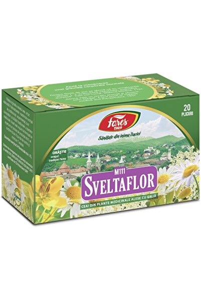 Fares Ceai Sveltaflor (pliculețe) -