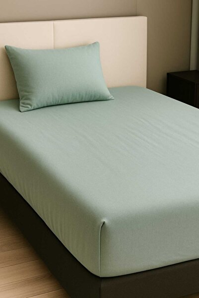 SHY TEKSTİL 100% Cotton Flannel Custom Made Pillowcase Fitted Sheet with Elastic Band