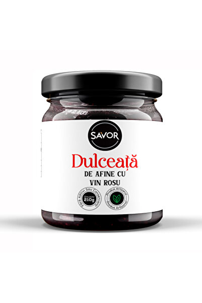 SAVOR Dulceață de Afine cu vin rosu