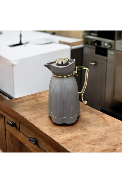 iza قارورة مفرغة من الهواء، سعة 1 لتر، معزولة للساخن والبارد