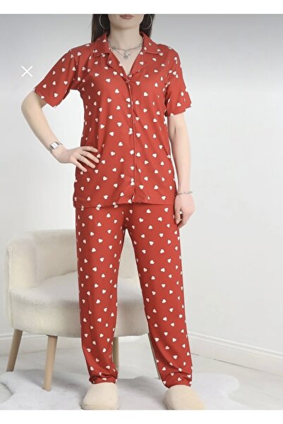 Clariss Milan heart-shaped fabric pajama set