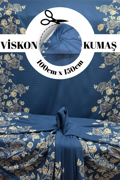 kumaş sarayı Viskon Kumaş Eteği Sulu Desen A Kalite Kumaş Eteklik Kumaş Elbiselik Kumaş Şalvarlık Kumaş Hobi