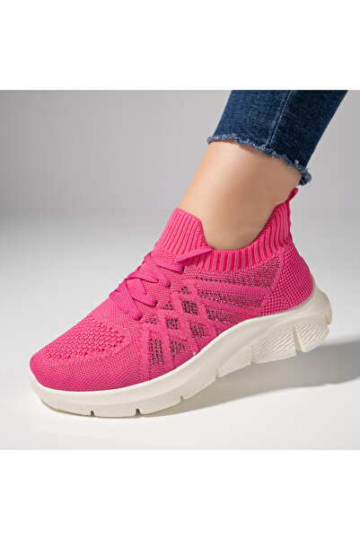 Modlet.ro Pantofi sport roz din material textil pentru femei MOD11523